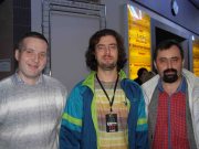 П.Ушаков, Г.Карельский и М.Господинов (президент болгарской АТПП)